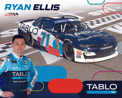 NASCAR Driver Ryan Ellis #71 Hero Card from  Las Vegas Xfinity Race The LiUNA!