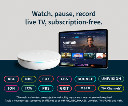 Tablo 4th Gen 4-Tuner OTA DVR
