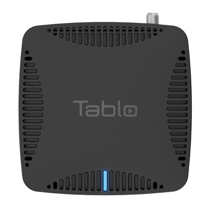 Tablo DUAL LITE Over-The-Air (OTA) DVR (Digital Video Recorder) for Cord Cutters. DVR hardware top view.